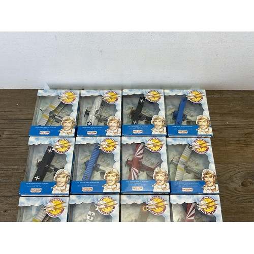 437 - Thirteen boxed Lledo Days Gone Pioneers of Aviation die-cast model aircrafts