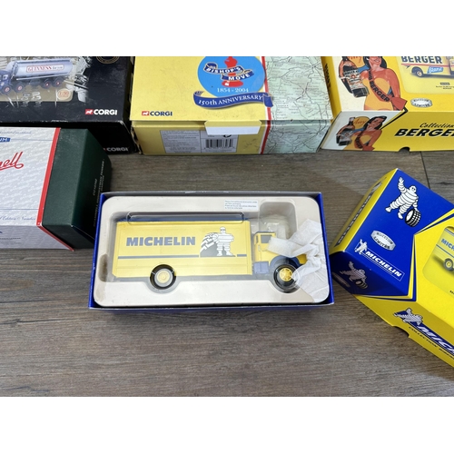 438 - Thirteen boxed Corgi limited edition 1:50 scale die-cast model vehicles to include CC13210 Gibb's, 2... 