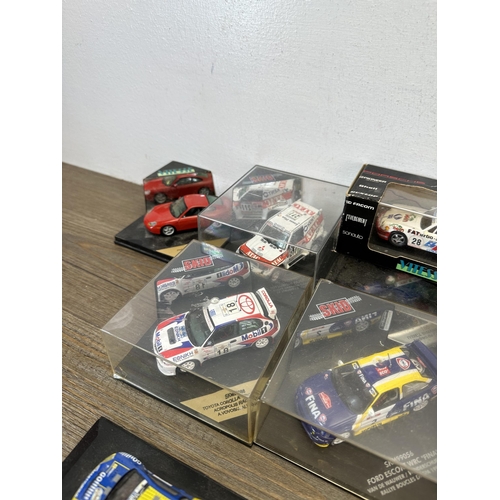 439 - A collection of mostly boxed die-cast model vehicles to include Onyx, Vitesse etc.