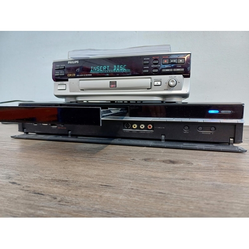 867 - Two items, one Philips CDR570 CD recorder with instruction manual and one Sony RDR-HXD790 HDD/DVD re... 