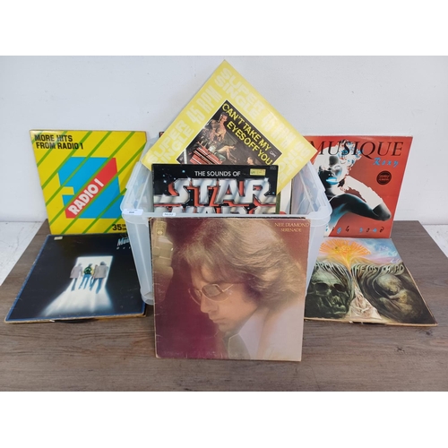 A collection of LP vinyl records to include David Bowie 'Hunky Dory ...