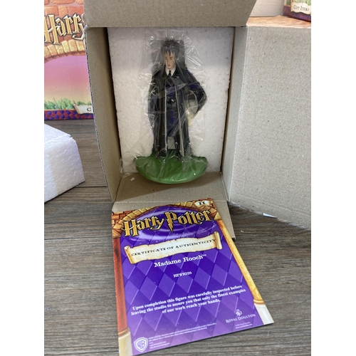 575 - Ten boxed Royal Doulton Harry Potter figurines to include The Birth of Norbert, Professor Sprout, Ma... 