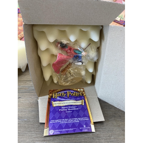 575 - Ten boxed Royal Doulton Harry Potter figurines to include The Birth of Norbert, Professor Sprout, Ma... 