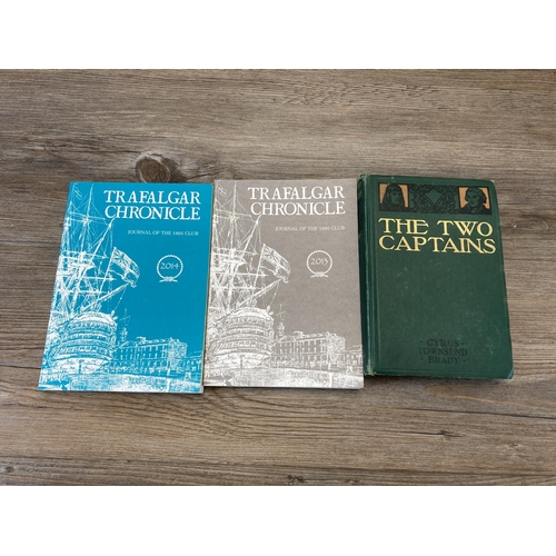 703 - Four items, one five hardback book boxset The Complete Aubrey/Maturin Novels by Patrick O'Brian, one... 