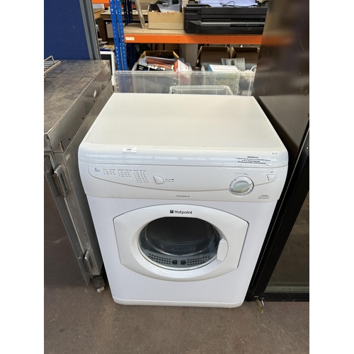 1026 - A Hotpoint Aquarius VTD00 6kg 60cm tumble dryer