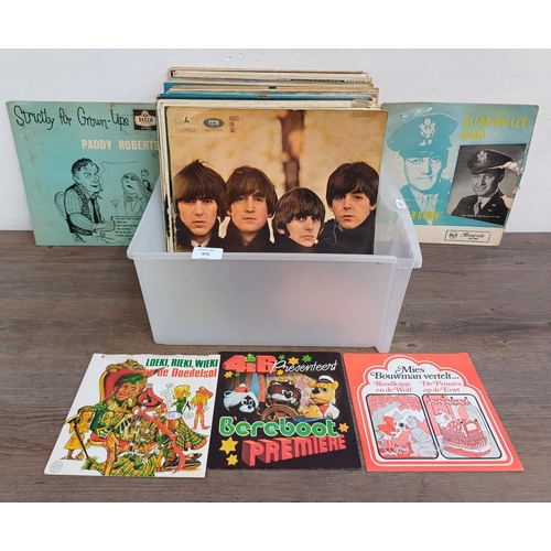 975 - A collection of vinyl records to include The Beatles 'Beatles For Sale' (PMC1240), Joan Baez, The Se... 