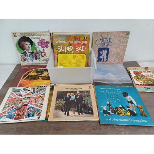 975 - A collection of vinyl records to include The Beatles 'Beatles For Sale' (PMC1240), Joan Baez, The Se... 