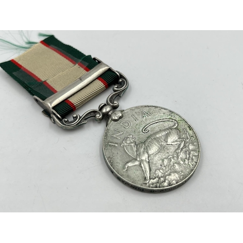 2003 - A George VI Indian General Service medal with North West Frontier 1937-39 clasp presented to 12515 S... 