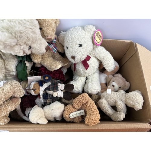 479 - A collection of teddy bears to include TY, Marks & Spencer, Embrace etc.