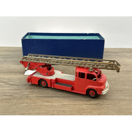 493 - A boxed Dinky Supertoys 956 Turntable Fire Escape die-cast model vehicle