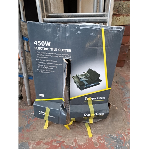 1051 - Four aluminium step ladders