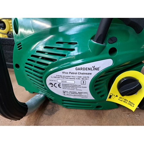 1059 - A Gardenline petrol chainsaw