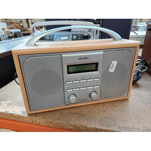 873 - Four items, one Sanyo DC-DA280 mini stereo system, one Sony HCD-FX300i mini stereo system with Sharp... 