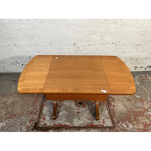 150 - A mid 20th century teak drop leaf side table