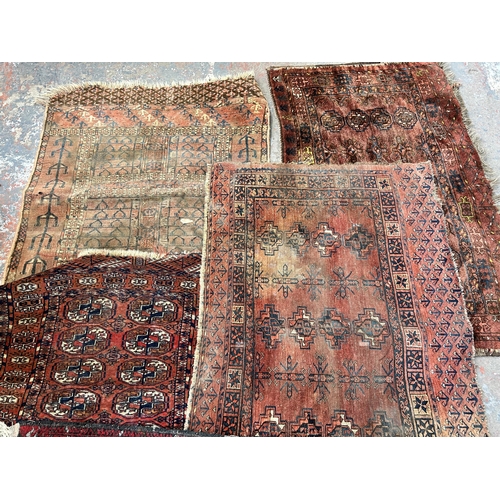 208A - A collection of Persian rugs - largest approx. 127cm x 83cm