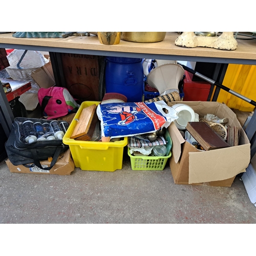 1122 - A large collection of house clearance items to include CDs, vinyl records, soft toys, vintage toys, ... 