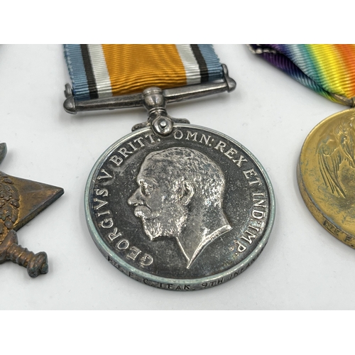 2013 - A WWI medal group presented to Pte. F. C. Leak. S. A. F. T&P. C. to include 1914-15 Star, War and Vi... 