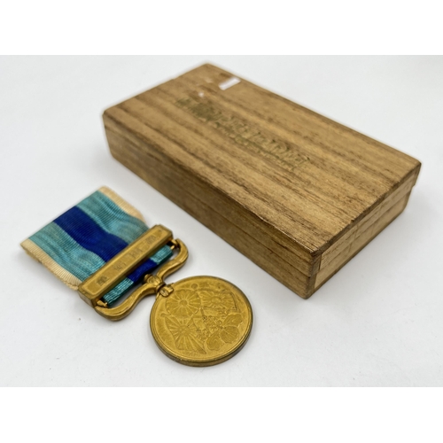 2062 - A boxed 1904-1905 Russo-Japanese War medal