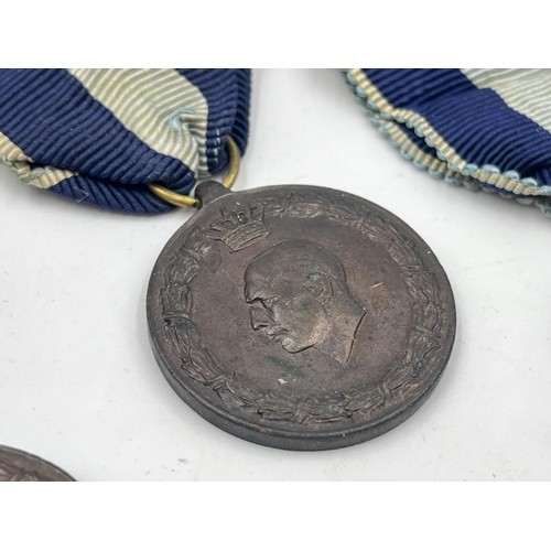 2080 - Three WWII Greek 1940-41 war medals