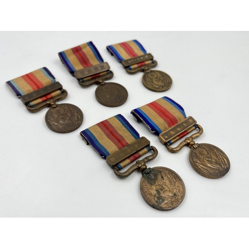 2081 - Five 1937-1945 China Incident War medals