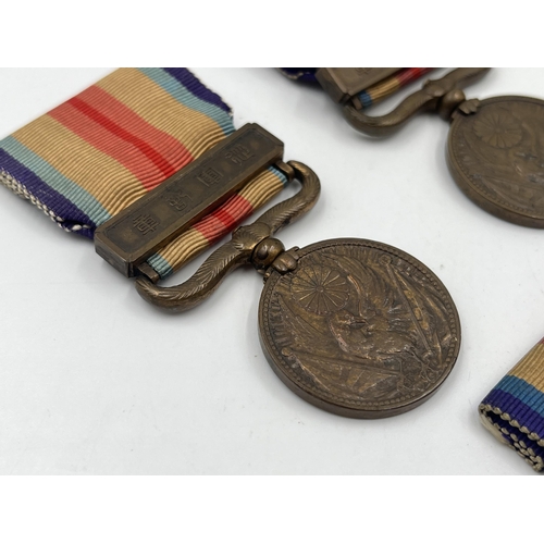 2081 - Five 1937-1945 China Incident War medals