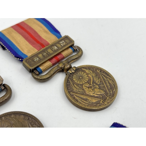 2081 - Five 1937-1945 China Incident War medals