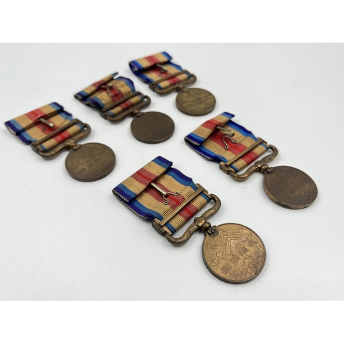 2081 - Five 1937-1945 China Incident War medals