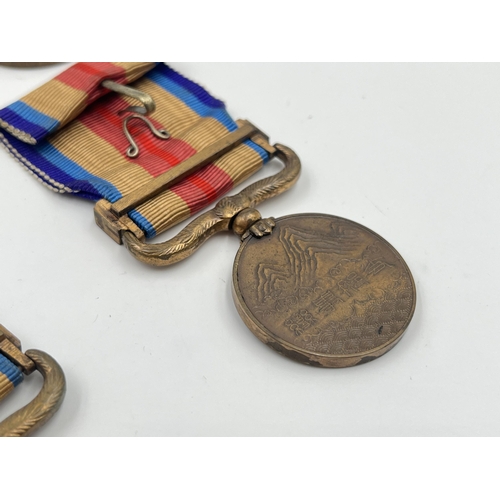 2081 - Five 1937-1945 China Incident War medals