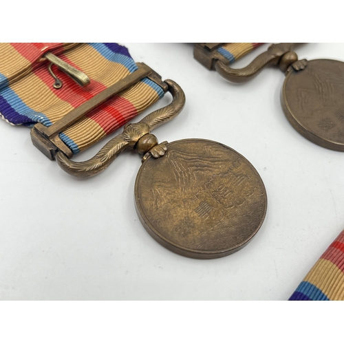 2081 - Five 1937-1945 China Incident War medals