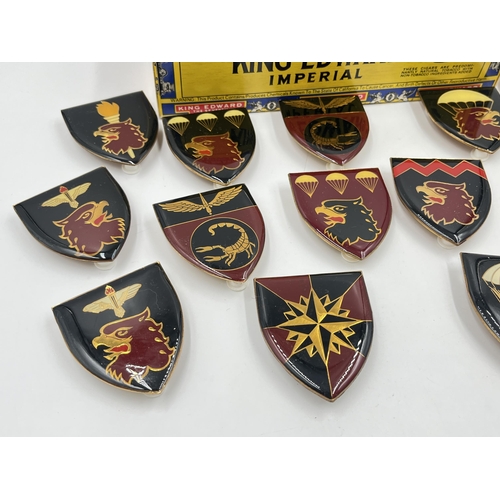 2126 - A collection of South African military flash badges