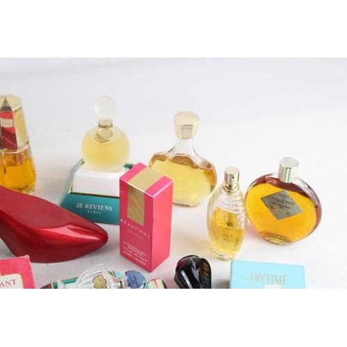 443 - A collection of perfumes to include Guerlain, Coty, Lanvin etc.