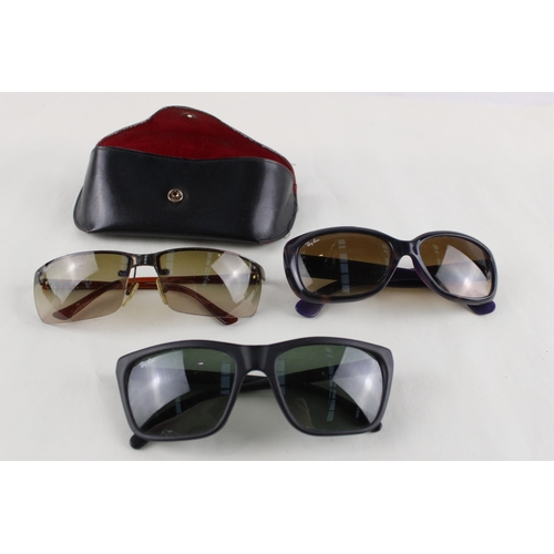 446 - Three pairs of Ray-Ban sunglasses