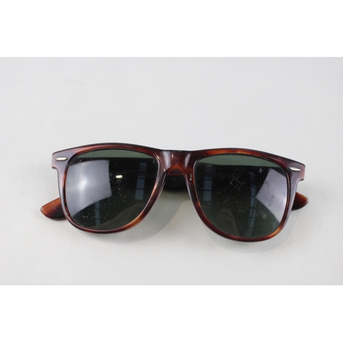 452 - A pair of Bausch & Lomb Ray-Ban Wayfarer II tortoiseshell effect sunglasses