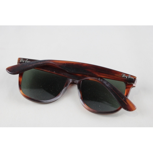 452 - A pair of Bausch & Lomb Ray-Ban Wayfarer II tortoiseshell effect sunglasses