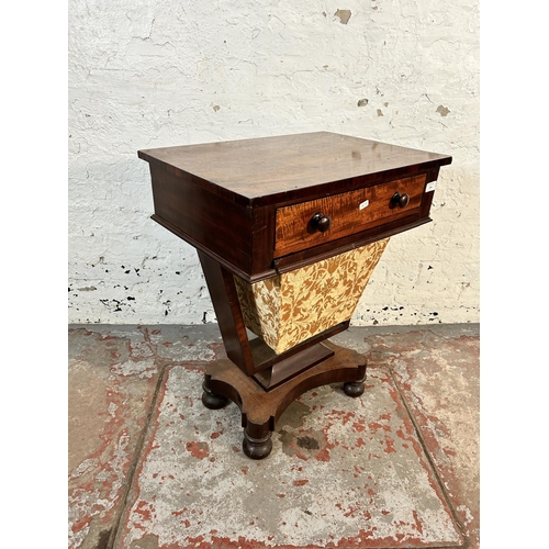 173 - A Victorian mahogany sewing table - approx. 71cm high x 56cm wide x 42cm deep