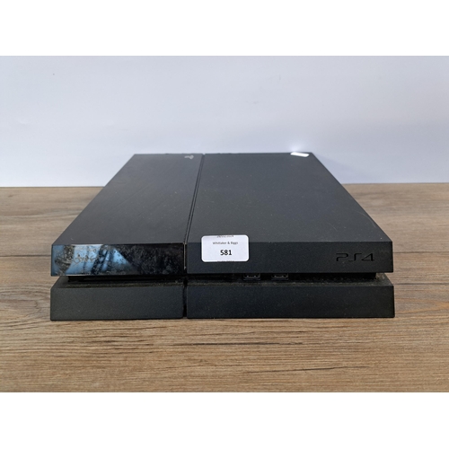 581 - A Sony PlayStation 4 console