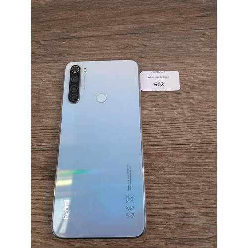 602 - A Xiaomi RedMi Note 8 smartphone