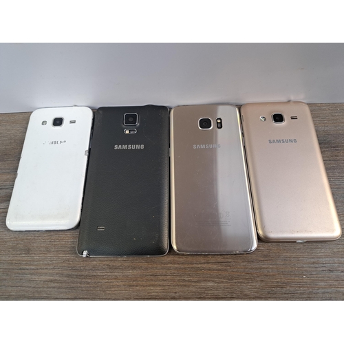 607 - Four Samsung smartphones to include S6 edge