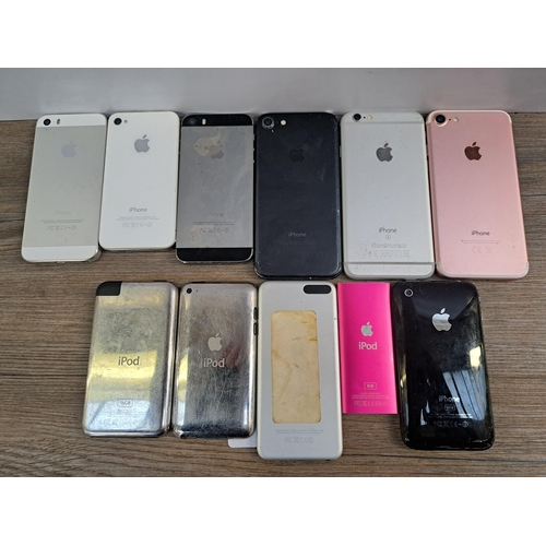 609 - Eleven Apple products, seven iPhones and four iPods