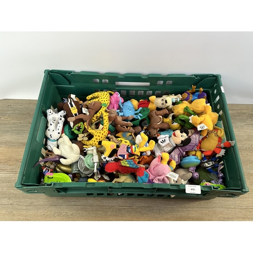 400 - A collection of McDonald's toys to include Digimon, Disney etc.