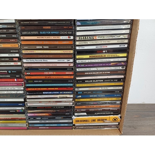 614 - A collection of CDs to include Mr. Scruff, Alabama 3, Ananda Shankar, Richard and Linda Thompson, Ol... 