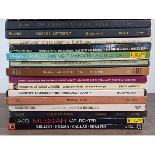 616 - A collection of classical LP box sets - see images for titles