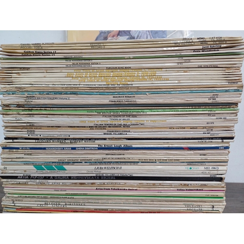 618 - A collection of classical vocal LP vinyl records and box sets - see images for titles