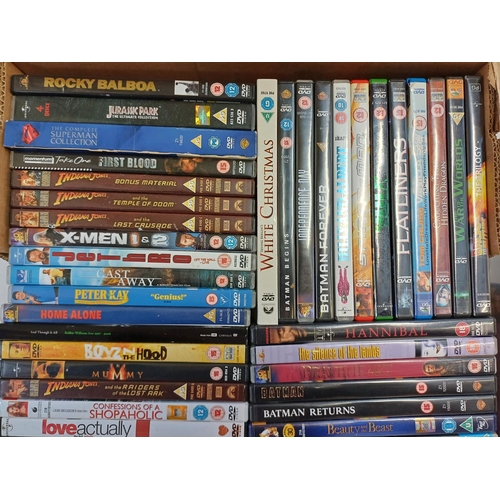 629 - A collection of DVDs to include Star Wars I-VI, Jurassic Park - The Ultimate Collection, The Silence... 