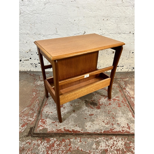 146 - A Nathan teak side table - approx. 50cm high x 33cm wide x 52cm long