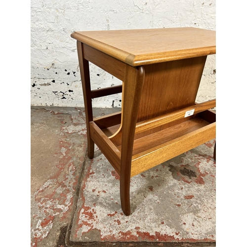 146 - A Nathan teak side table - approx. 50cm high x 33cm wide x 52cm long