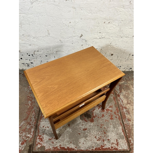 146 - A Nathan teak side table - approx. 50cm high x 33cm wide x 52cm long