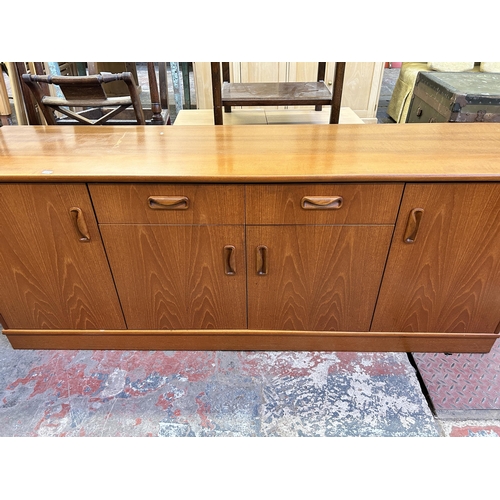 89 - A G Plan teak sideboard - approx. 68cm high x 173cm wide x 43cm deep