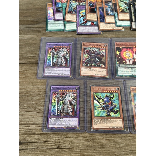 417 - A collection of 1990's Yu-Gi-Oh! trading cards to include First Edition Gem-Knight Master Diamond, F... 