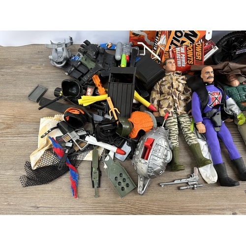 424 - A collection of Action Man figurines and accessories